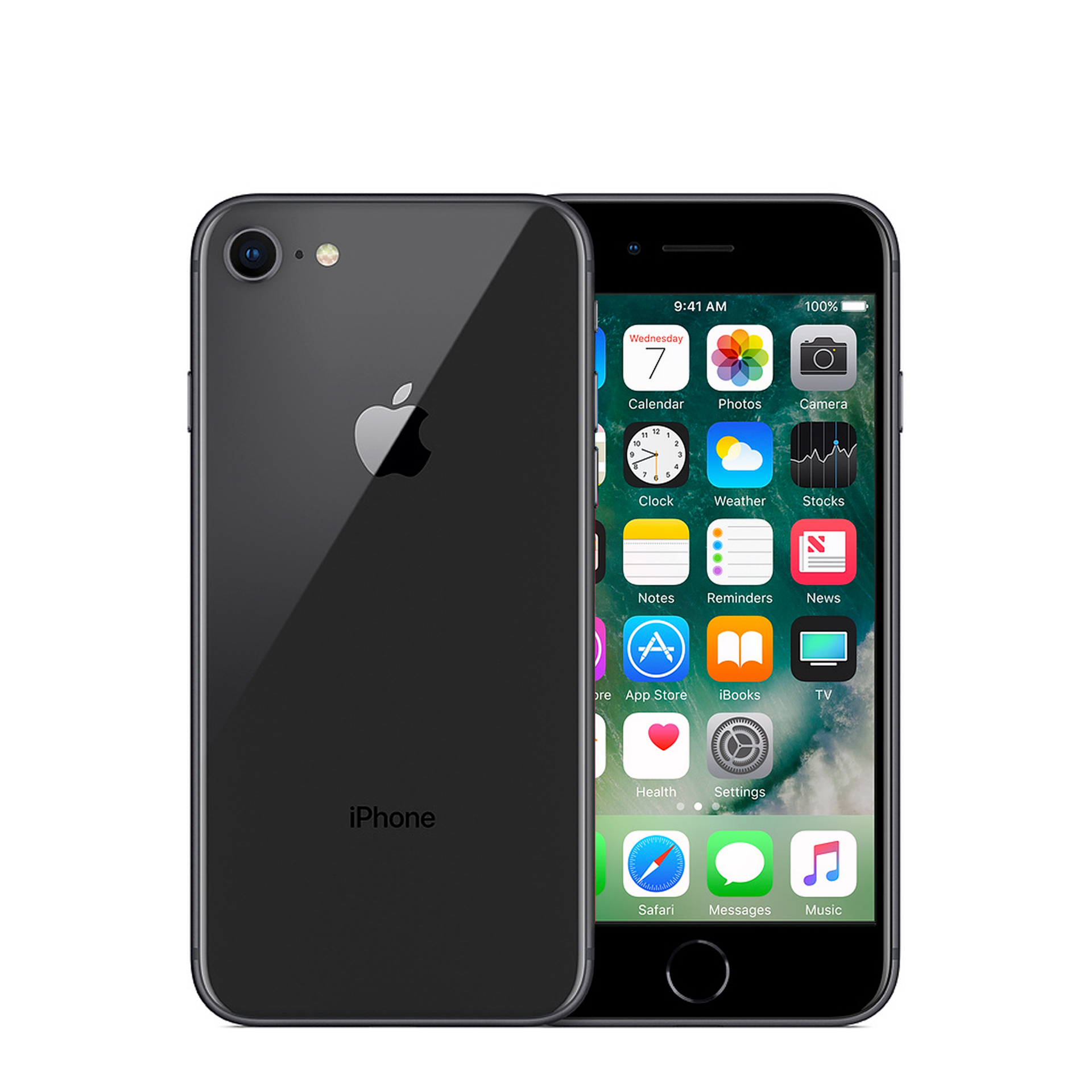 iPhone 8 Space Grey - 5-year warranty - 00AB0012AN - Forall