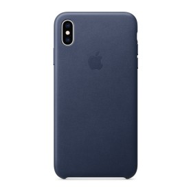 Coque iPhone XS Max en Cuir Bleu