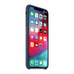 Coque iPhone XS Max en Cuir Bleu