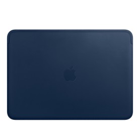 Etui cuir macbook 16" bleu nuit pomme