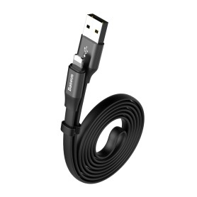 2 in 1 Portable Cable LightningMicroUSB Cabo