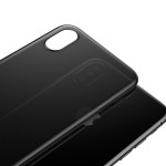 iPhone X/XS Ultra Slim Anti Vingerafdruk Zwart Hoesje