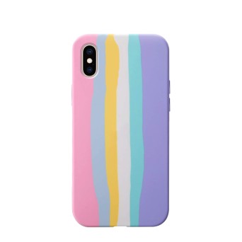 iPhone X/XS Rainbow Pastel Hlle