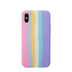 Coque iPhone X/XS Rainbow Pastel