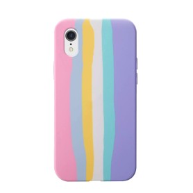 Funda iPhone XR Rainbow Pastel