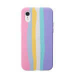 Custodia iPhone XR Rainbow Pastel