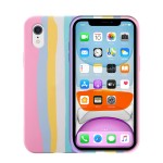 Capa iPhone XR Rainbow Pastel