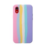 iPhone XR Rainbow Pastel Case