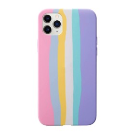 Funda iPhone 11 Pro Max Rainbow Pastel