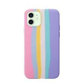 Custodia iPhone 12/12 Pro Rainbow Pastel