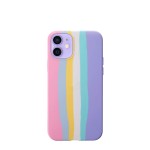 iPhone 12 Mini Rainbow Pastel Hoesje