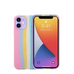 Custodia iPhone 12 Mini Rainbow Pastel