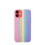 iPhone 12 Mini Rainbow Pastel Hoesje