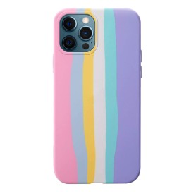 iPhone 12 Pro Max Rainbow Pastel Case