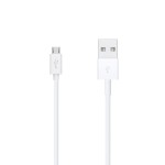 White USB cable Micro USB x 1m