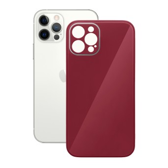 iPhone 12 Pro Acrylrckseite Hlle Rot