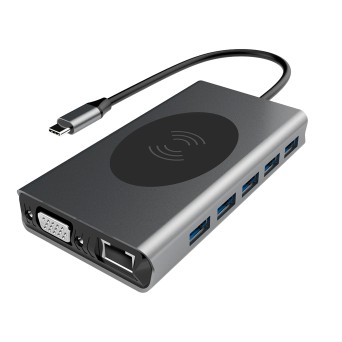 USB-C Dock Station Prateado