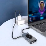 Silberne USB-C Dockingstation