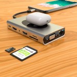 USB-C Dock Station Prateado