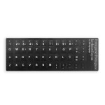 Black Portuguese Keyboard Stickers