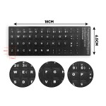 Black Portuguese Keyboard Stickers