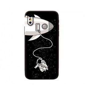 3D-Rckenschutz Handy-Astronauten-Raumschiff