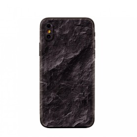 Protection dorsale de tlphone portable en granit noir 3D