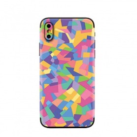 Back protection 3D mobile phone colorful mosaic