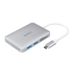 USB-C Dock Station Aukey CB-C59 Silver