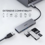 USB-C Dock Station Aukey CB-C63 Silver