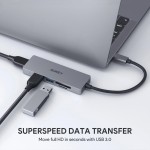 USB-C-Dockstation AUKEY CB-C63 Silber