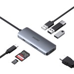 Estacin de muelle USB-C Choetech Hub-M19 Silver