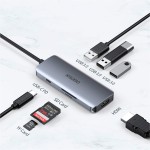 Station d'accueil USB-C Choetech Hub-M19 Argent