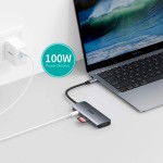 USB-C Dock Station Choetech HUB-M19 Prateado