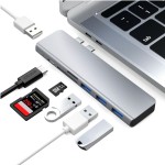 USB-C Dock Station Choetech Silver