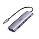 USB-C Dock Station Ugreen 6 in 1 argento