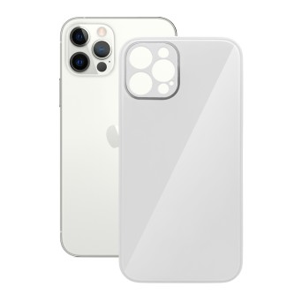 Funda iPhone 12 Pro Tapa Trasera de Acrlico Blanca