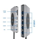 USB-C Dock Station Prateado