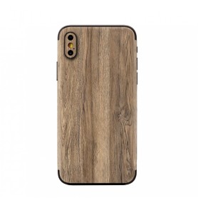 3D mobile phone back protection light wood