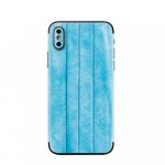 Protection dorsale 3D protection masque de tlphone portable bleu