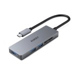 Dock Station USB-C Aukey CB-C63 argento