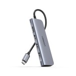 USB-C-Dockstation Ugreen 6 in 1 Silber