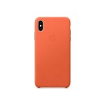 Apple Lederhlle fr iPhone XS Max Orange